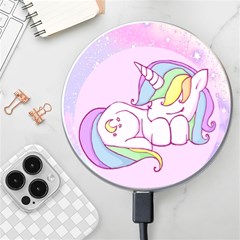 Unicorn Stitch Wireless Fast Charger(white) by Bangk1t