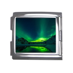 Iceland Aurora Borealis Mega Link Italian Charm (18mm) by Cowasu