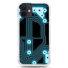 A Completely Seamless Background Design Circuitry Iphone 12 Mini Tpu Uv Print Case	 by Amaryn4rt