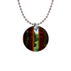 Beautiful World Entry Door Fantasy 1  Button Necklace by Amaryn4rt