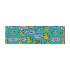 Meow Cat Pattern Sticker Bumper (100 Pack) by Amaryn4rt