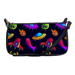 Space Pattern Shoulder Clutch Bag by Amaryn4rt