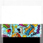 Comic Elements Colorful Seamless Pattern Rectangular Jigsaw Puzzl Front