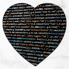 Close Up Code Coding Computer Jigsaw Puzzle (heart) by Amaryn4rt