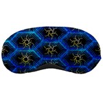 Blue Bee Hive Sleeping Mask Front