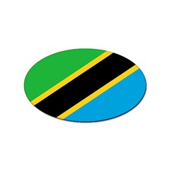 Flag Of Tanzania Sticker (oval) by Amaryn4rt