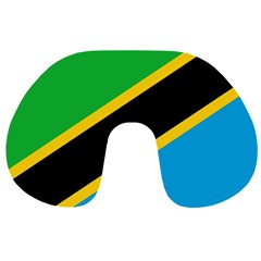 Flag Of Tanzania Travel Neck Pillow by Amaryn4rt