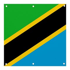 Flag Of Tanzania Banner And Sign 3  X 3  by Amaryn4rt