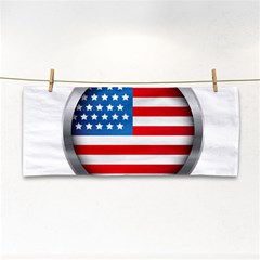 United Of America Usa Flag Hand Towel by Celenk