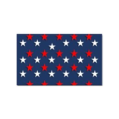 Patriotic Colors America Usa Red Sticker Rectangular (100 Pack) by Celenk