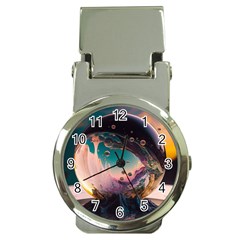 Crystal Ball Glass Sphere Lens Ball Money Clip Watches by Vaneshop