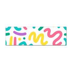 Abstract-pop-art-seamless-pattern-cute-background-memphis-style Sticker Bumper (100 Pack) by uniart180623