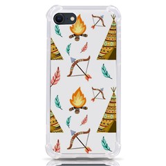 Cute-cartoon-native-american-seamless-pattern Iphone Se by uniart180623