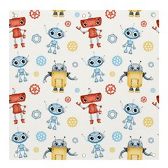 Cute-cartoon-robots-seamless-pattern Banner And Sign 4  X 4  by uniart180623