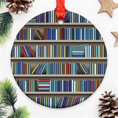 Bookshelf Ornament (round) by uniart180623