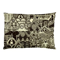 Four-hand-drawn-city-patterns Pillow Case (two Sides) by uniart180623