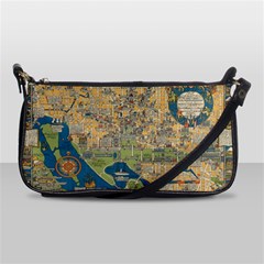 Vintatge Map Of Washington Dc Shoulder Clutch Bag by uniart180623