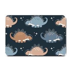 Dino Art Pattern Design Wallpaper Background Small Doormat by uniart180623