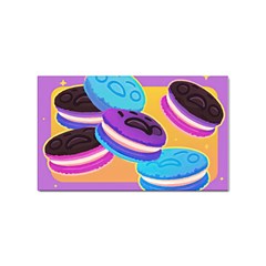 Cookies Chocolate Cookies Sweets Snacks Baked Goods Food Sticker Rectangular (100 Pack) by uniart180623
