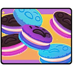 Cookies Chocolate Cookies Sweets Snacks Baked Goods Food Fleece Blanket (medium) by uniart180623