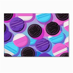 Cookies Chocolate Cookies Sweets Snacks Baked Goods Postcards 5  X 7  (pkg Of 10) by uniart180623