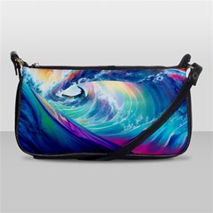 Waves Ocean Sea Tsunami Nautical Nature Water Shoulder Clutch Bag by uniart180623