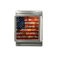 Usa Flag United States Italian Charm (13mm) by uniart180623