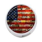 Usa Flag United States 4-Port USB Hub (One Side) Front