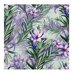 Beautiful Rosemary Floral Pattern Banner And Sign 4  X 4  by Ravend