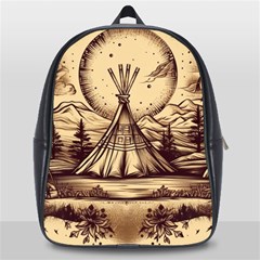 Nation Indian Native Indigenous School Bag (large) by Ravend