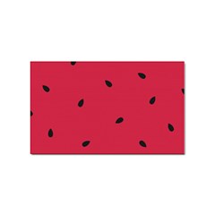 Minimalist Summer Watermelon Wallpaper Sticker Rectangular (100 Pack) by Ravend