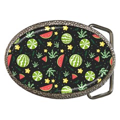 Watermelon Berries Patterns Pattern Belt Buckles by uniart180623