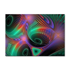 Circle Art 3d Artwork Graphics Vortex Colorful Digital Art Sticker A4 (100 Pack) by uniart180623