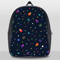 Abstract Minimalism Digital Art Abstract School Bag (large) by uniart180623