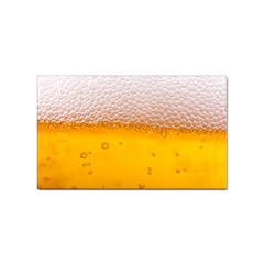 Beer Texture Liquid Bubbles Sticker Rectangular (100 Pack) by uniart180623