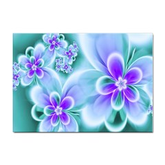 Abstract Flowers Flower Abstract Sticker A4 (10 Pack) by uniart180623