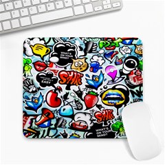 Graffiti Art Cartoon Comic Large Mousepad by uniart180623