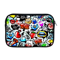 Graffiti Art Cartoon Comic Apple Macbook Pro 17  Zipper Case by uniart180623