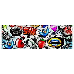 Graffiti Art Cartoon Comic Banner And Sign 12  X 4  by uniart180623