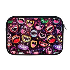 Funny Monster Mouths Apple Macbook Pro 17  Zipper Case by uniart180623