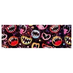 Funny Monster Mouths Banner And Sign 12  X 4  by uniart180623