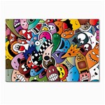 Cartoon Explosion Cartoon Characters Funny Postcards 5  x 7  (Pkg of 10) Front