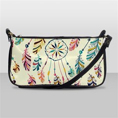 Dreamcatcher Abstract Pattern Shoulder Clutch Bag by uniart180623