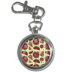 Watermelon Pattern Slices Fruit Key Chain Watches by uniart180623