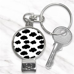 Black Clouds Nail Clippers Key Chain by ConteMonfrey