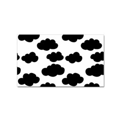 Black Clouds Sticker Rectangular (10 Pack) by ConteMonfrey