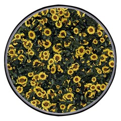 Sunflowers Yellow Flowers Flowers Digital Drawing Wireless Fast Charger(black) by Simbadda