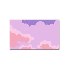 Sky Nature Sunset Clouds Space Fantasy Sunrise Sticker Rectangular (10 Pack) by Simbadda