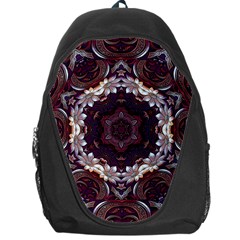 Rosette Kaleidoscope Mosaic Abstract Background Backpack Bag by Simbadda