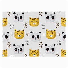 Seamless Pattern Cute Animals Large Glasses Cloth by Simbadda